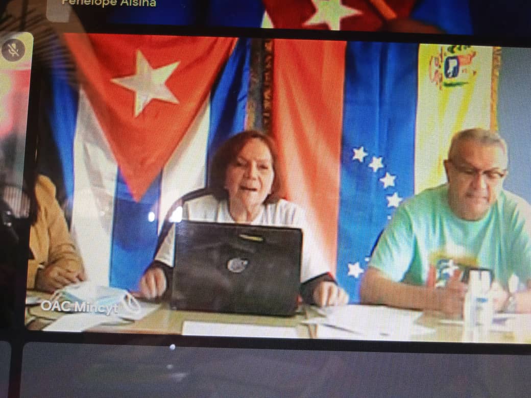 XI Encuentro de Solidaridad y Amistad mutua Venezuela – Cuba: Inés Luiggi en la organización está la fortaleza del Movimiento. #VacunasParaTodos