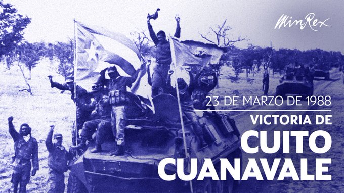 Cuba celebra aniversario 34 de victoria en Cuito Cuanavale. #CubaViveYTrabaja